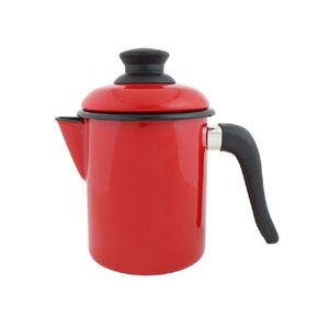 Leiteira de qualidade em Agata - 900 ml - Vermelho - Ewel