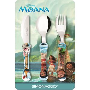 Faqueiro com 3 peças - Moana - kids