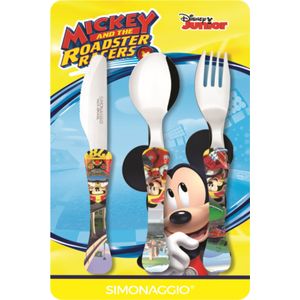 Faqueiro com 3 peças - Mickey Roadster -  kids