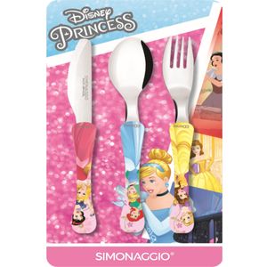 Faqueiro com 3 peças - Princess -  kids