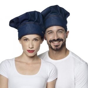 Chapeu do Chef - Touca Mestre Cuca JEANS Unisex Regulavel