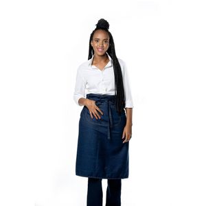 Avental de Cintura Unisex em  Blue Jeans - Azul 100% algodão