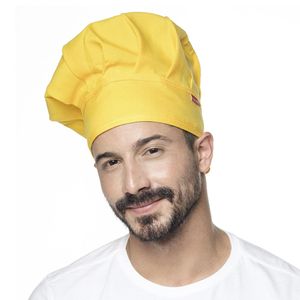 Chapeu do Chef - Touca Mestre Cuca AMARELO Unisex Regulavel