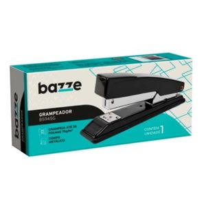 Grampeador de Metal Preto B5945G Bazze
