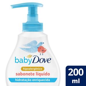 Sabonete Líquido Baby Dove Hidratação Enriquecida 200ml