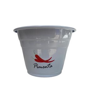 Vaso ou cachepo 10 x 15 aluminio para tempero Pimenta