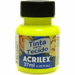 Tinta Fluorescente Para Tecido Amarelo Limão