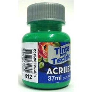 Tinta Para Tecido Verde Veronese Acrilex 37Ml