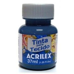 Tinta Para Tecido Azul Cobalto Acrilex 37Ml