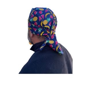 Bandana Frutas - Tricoline tamanho unico - Divertida