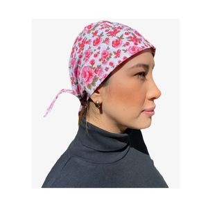 Bandana Floral - Tricoline tamanho unico - Divertida