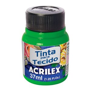 Tinta Para Tecido Fluorescente Verde Acrilex 37Ml