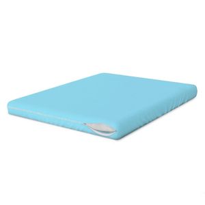 Capa Colchão Solteiro Azul
