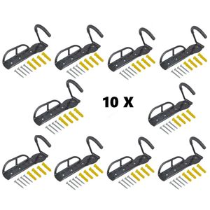 KIT 10 BICICLETÁRIO BIKE CONDOMÍNIO INDUSTRIA COMÉRCIO Cor:Preto;Tamanho:Único;Gênero:Unissex
