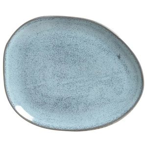 Conjunto 6 Pratos Rasos Oval Orgânico Breeze 29x2,5cm Porto Brasil