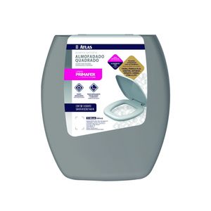 Assento Sanitario Primafer Almof Quadrado Cinza
