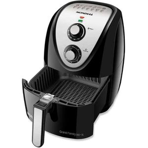 Fritadeira Air Fryer Mondial Family 5l 1900w Preto/inox 110V