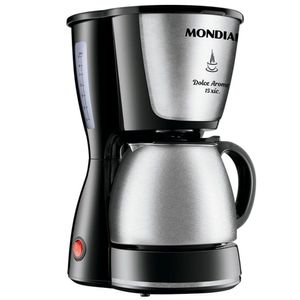 Cafeteira Elétrica Mondial Dolce Arome C-34ji-15x Cafeteira-220v-preto/inox