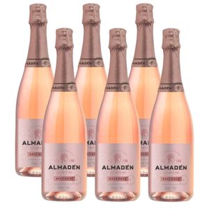 Kit 06 Unidades Espumante Miolo Almadén Brut Rosé 750ml