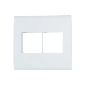 Placa 4X4 4 Postos Liz Branca
