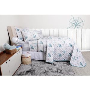 Jogo de Cama Duplo 3 peças Infantil Solteiro 140x250cm Dulmont Happy Day Sultan