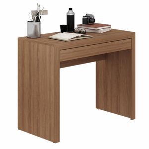 Mesa para Home Office com Gaveta ME4107 Amendoa - Tecno Mobili