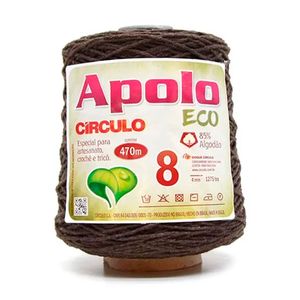 Barbante Apolo Circulo 4/8 600 Tabaco 7311