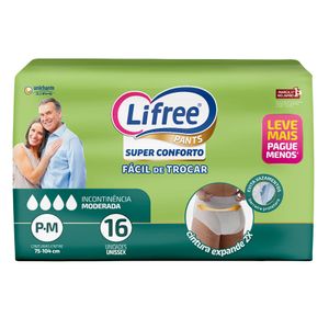 Roupa Íntima Lifree Calça Super Conforto Tamanho P/M 16x1 16x1