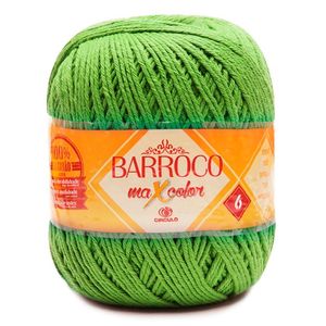 Barbante Barroco Circulo MaxColor nº06 Verde 5239