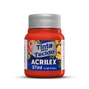 Tinta Fosca Para Tecido Tangerina