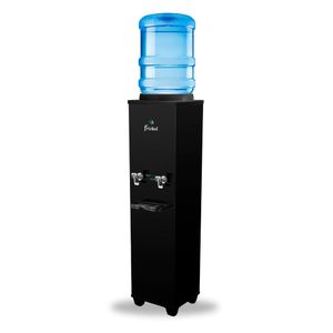 Bebedouro Industrial de Coluna Galão Frisbel 25 Litros 2 Torneiras Geladas Preto - 110V