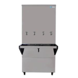 Bebedouro Industrial de Coluna Knox 200 Litros 3 Torneiras Geladas e 1 Torneira Natural Inox - 110V