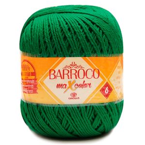 Barbante Barroco Circulo MaxColor nº06 - Verde 5767