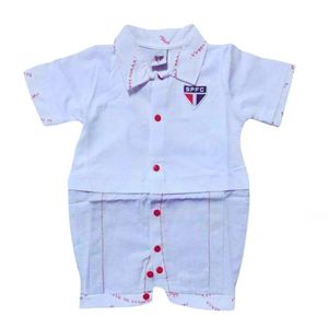 Macacão Bebê São Paulo Oxford Masculino Oficial