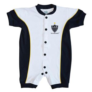 Macacão Bebê Atlético MG Curto Torcida Baby