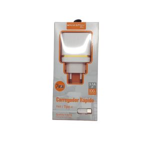 Carregador Tipo C 3.1A 2USB Hmaston Y44 - Tudo em Caixa