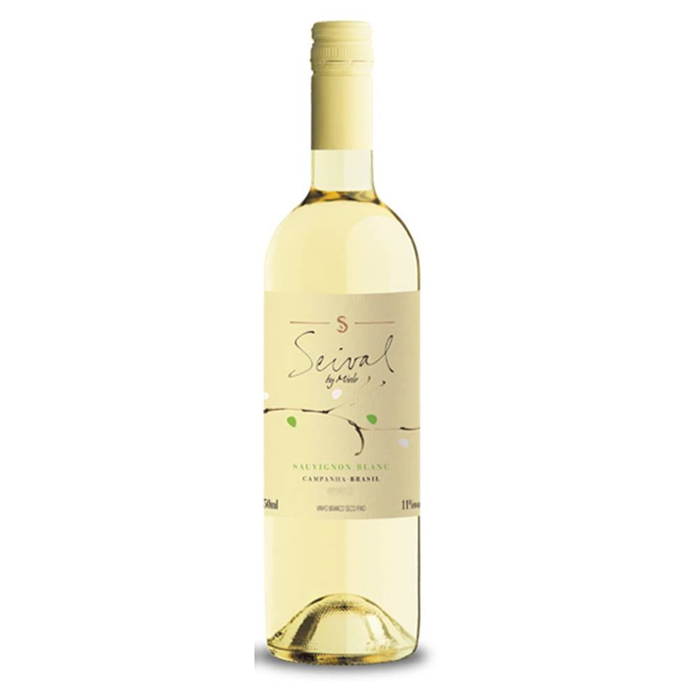 Kit 03 Unidades Vinho Miolo Seival Sauvignon Blanc 750ml