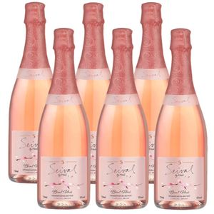 Kit 06 Unidades Espumante Miolo Seival Brut Rosé 750ml