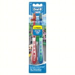 Escova Dental Macia Mickey Oral-B Kids Combo com 2 Unidades