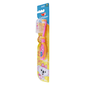 Escova Dental Extramacia Lilica Baby Condor Baby Cabeça P Grátis Capa Protetora