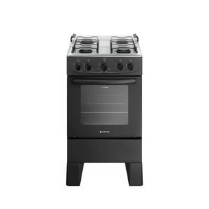 Fogão 4 Bocas Com Mesa Inox Milão 30000176 Atlas Preto Bivolt