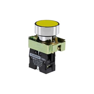 Botão de Impulso Tramontina TRP2-BA51 1NA Amarelo com Base de Metal