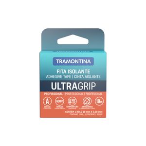 Fita Isolante Classe A 0,18x19 mm Tramontina Preta 10 m