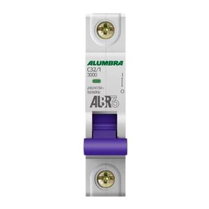 Disjuntor Din Unipolar Alumbra C32/1 - 32a
