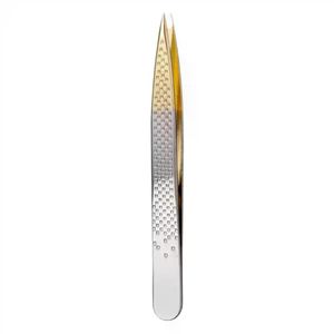 Pinça de Ponta Fina Silver Gold Enox
