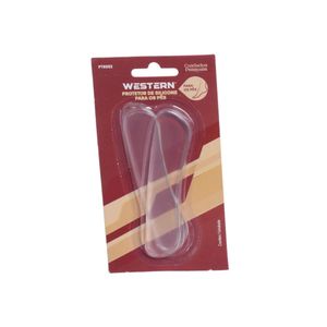 Protetor de Calcanhar de Silicone Confortável - Western