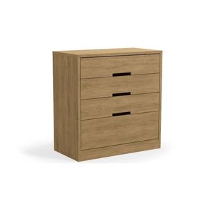 Cômoda de Quarto S824 c/ 4 Gavetas Freijó - Kappesberg