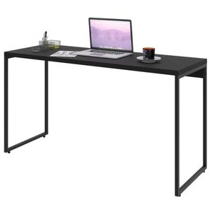 Mesa De Escritório Industrial C08 Preto Ônix