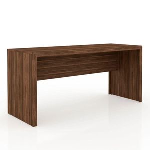 Mesa para Home Office 163cm Me4109 Nogal Tecno Mobili