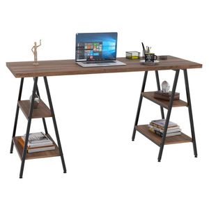 Mesa Escrivaninha 150cm Estilo Industrial Prisma Noga